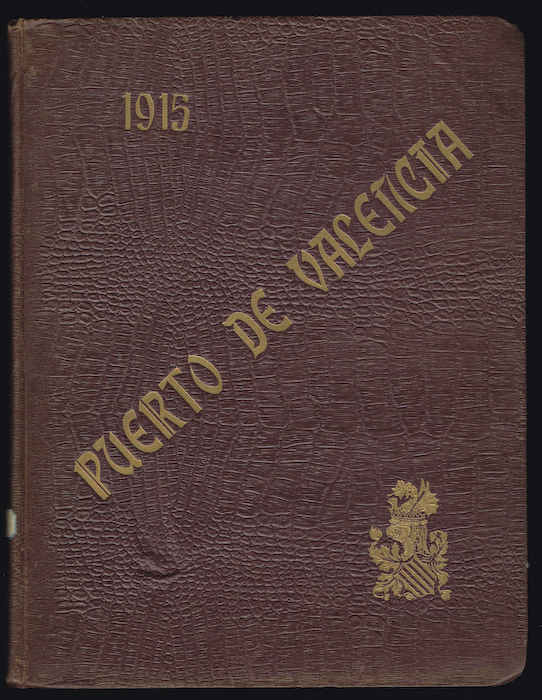 PUERTO DE VALENCIA memoria sobre el estado y progreso de las obras (1915)